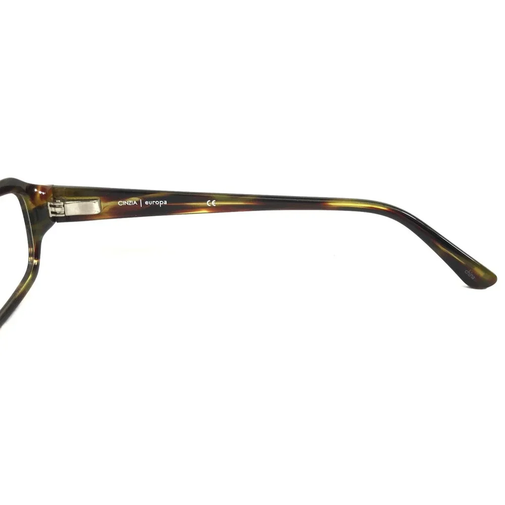 Cinzia Eyeglasses Frames CIN-5054 C3 Tortoise Rectangle Full Rim 54-17-145